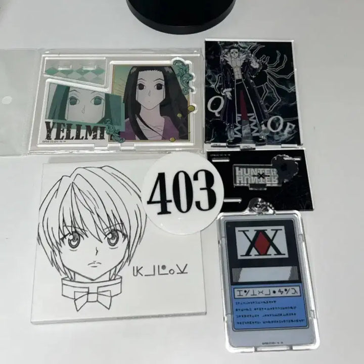 [BUNJANG] Hunter x Hunter Illumi "Cro-Acryl" Hunter License Card Bundle Set / 헌터x헌터 이르미 클로아크릴 헌터 라이센스 카드 일괄 급처
