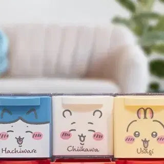 [BUNJANG] Chiikawa "Monzaku" Q-Case Drawer Set (Hachiware, Usagi) / 치이카와 먼작귀 큐케이스 서랍 치이카와 하치와레 우사기 세트 판매
