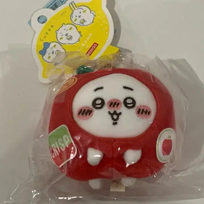 [BUNJANG] Miniso Chiikawa Fruit Outfit Mascot Chiikawa / 미니소 치이카와 과일옷 마스코트 치이카와 미개봉 새상품