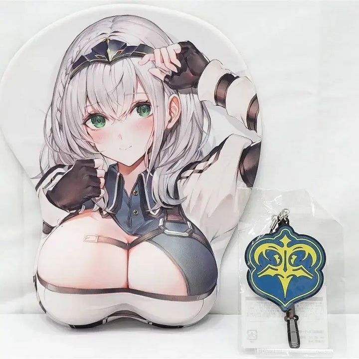 [BUNJANG] Hololive Noel Mousepad &amp; Rubber Strap Set / 홀로라이브 노엘 마우스패드