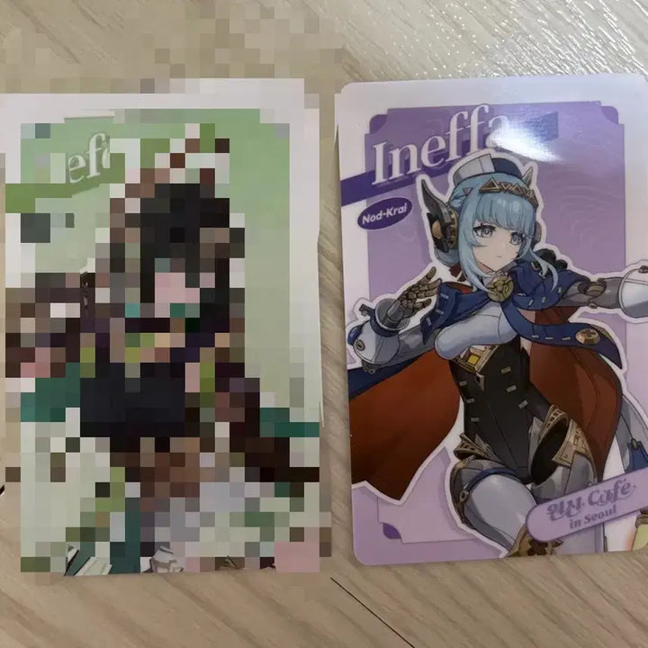 [BUNJANG] Genshin Cafe Nodekrai Random Photocard (Ehefpa) / 원신카페 노드크라이 랜덤 포카 판매합니다(이네파)