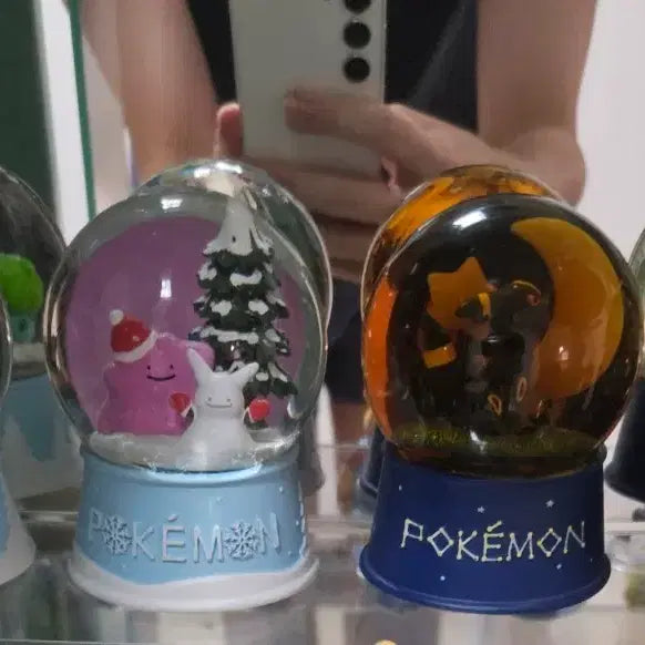 [BUNJANG] Pokemon Lotteria Snow Globe Bundle Set / 포켓몬 롯데리아 스노우볼 일괄