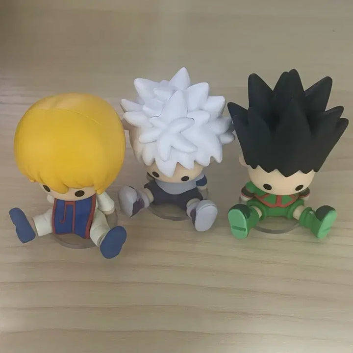 [BUNJANG] Hunter x Hunter Exam Arc Character Figure 3 Set Bundle / 헌터헌터 시험조 페타돌