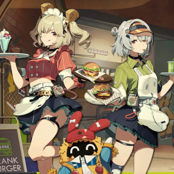 [BUNJANG] Zenless Zone Zero Frankburger Collaboration Acrylic Stand (Sealed) / 젠존제 프랭크버거 콜라보 아크릴스탠드 미개봉 젠레스 존 제로 호요랜드