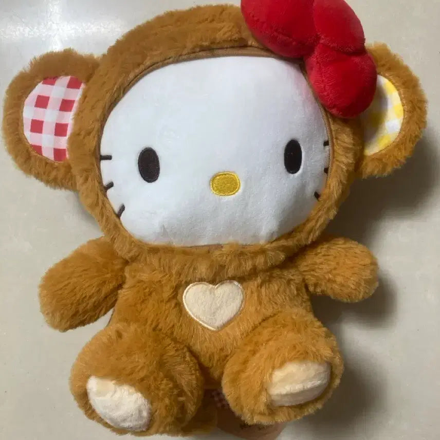 [BUNJANG] Hello Kitty Animal Costume Monkey Plush - Medium Size / 헬로키티 키티 애니멀 코스튬 중형 인형 원숭이