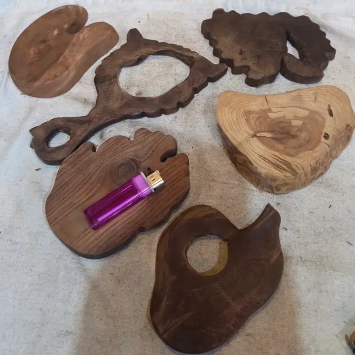 [BUNJANG] Small Wooden Base Set / 작은 나무 좌대 6점
