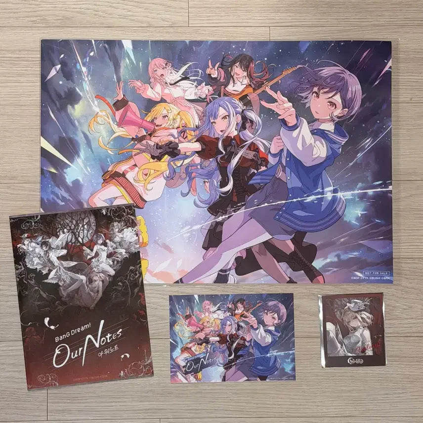 [BUNJANG] BanG Dream! Hour Note Pop-up Ave Mujica Special Benefit Poster Postcard / 뱅드림 아워노트 팝업 아베무지카 특전 포스터 엽서 우이카 폴라 양도 판매