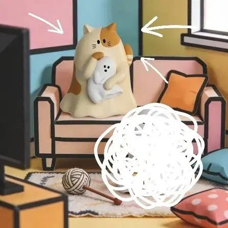 [BUNJANG] 52TOYS BEHOLD MY CAT Ghost Cat Figure Gacha / [시크릿] 52TOYS 유령 고양이 BEHOLD MY CAT 피규어 가챠