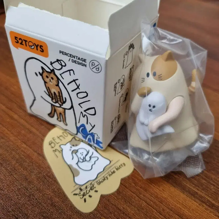 [BUNJANG] 52TOYS BEHOLD MY CAT Ghost Cat Figure Gacha / [시크릿] 52TOYS 유령 고양이 BEHOLD MY CAT 피규어 가챠