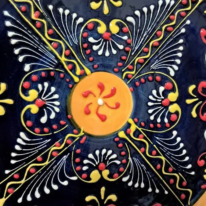 [BUNJANG] Vintage Polish Handmade Large Plate / 폴란드 오래된 핸드메이드.수공예 대형접시