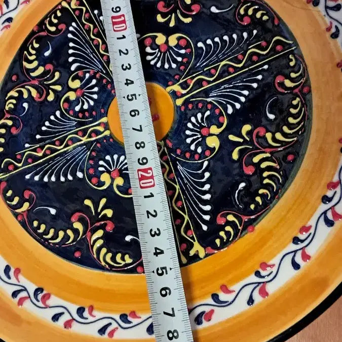[BUNJANG] Vintage Polish Handmade Large Plate / 폴란드 오래된 핸드메이드.수공예 대형접시