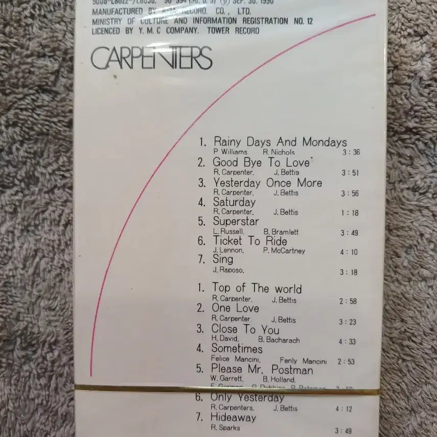 [BUNJANG] Carpenters Best Album CD / 카펜터스 베스트 앨범 CD