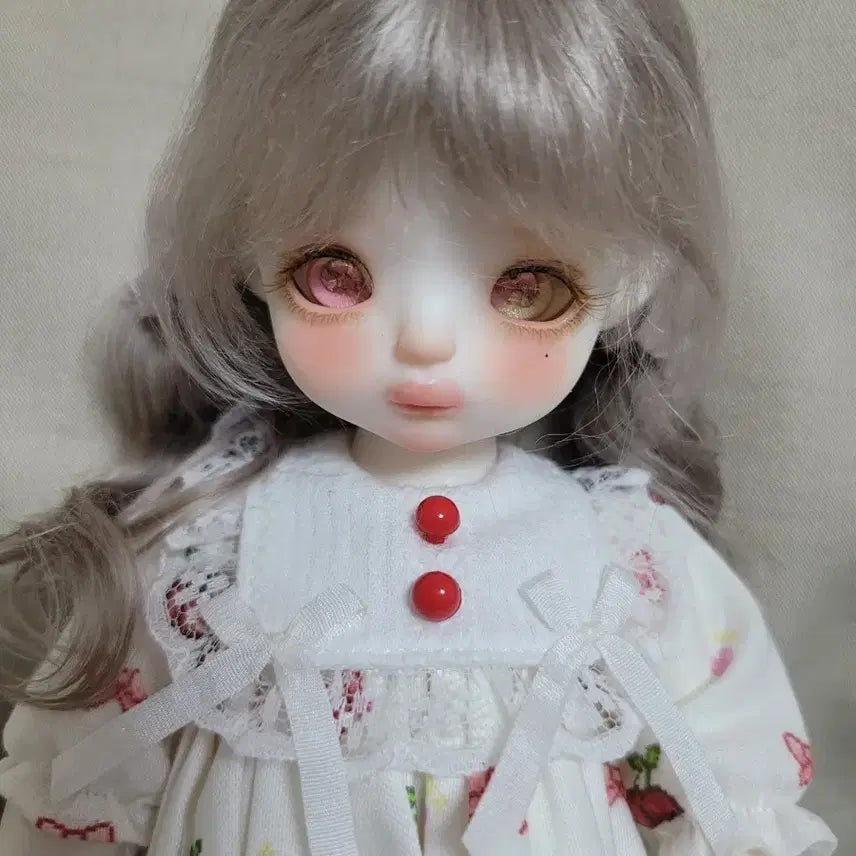 [BUNJANG] Fluffy Peach Soap Doll + Enchanted Doll Eyes + Clothes + Wig / 플러피치 비누 판매
