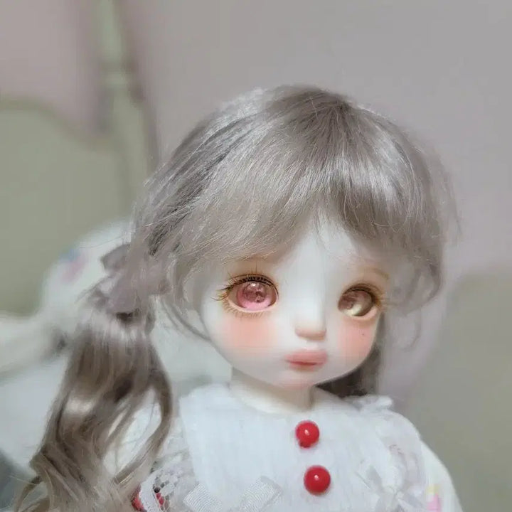 [BUNJANG] Fluffy Peach Soap Doll + Enchanted Doll Eyes + Clothes + Wig / 플러피치 비누 판매