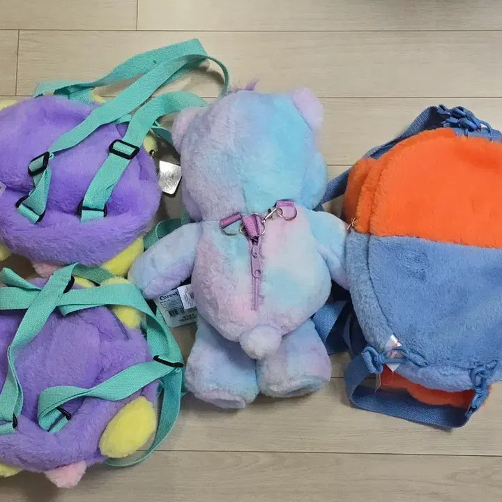 [BUNJANG] Care Bears Plush Bag Bundle Set / (일괄) 케어베어 인형 가방