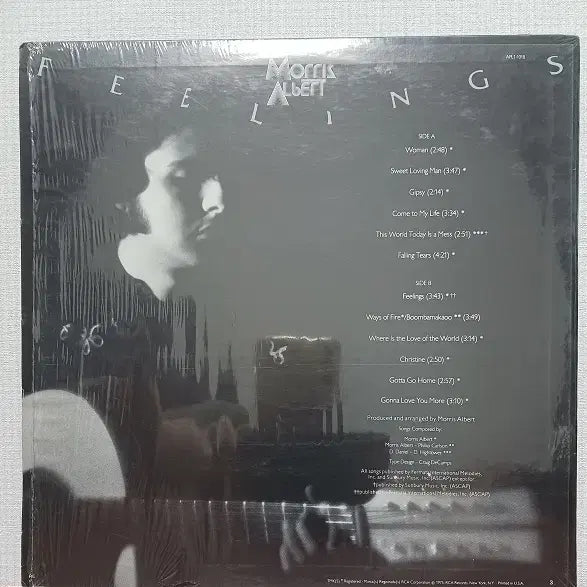 [BUNJANG] Morris Albert Feelings 1975 US First Press Vinyl / Morris Albert_US 초반_ " Feelings "