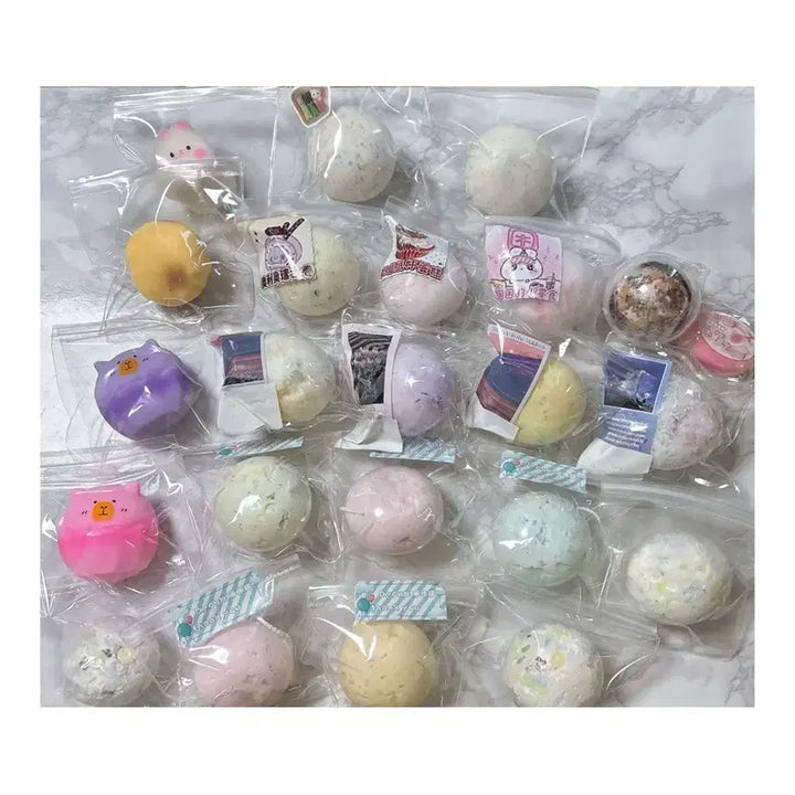 [BUNJANG] Bundle Set Handmade Squishy Toys (Crunchy, Slimey, Soft) - Assorted Brands / 중고 수제공 11개 일괄 세트 크런치 슬랑이 말랑이 타오바오 샤오홍슈 목삼 목동가 우주방구 글로리영 말랑포켓 디유미 고무공 스퀴시 키덜트 슬라임