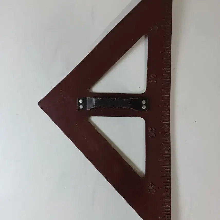 [BUNJANG] Vintage Collection: Plastic Set Square, 2 Wooden Folding Rulers / 근대사 수집품 플라스틱 삼각자1, 접이식 나무자 2개 일괄