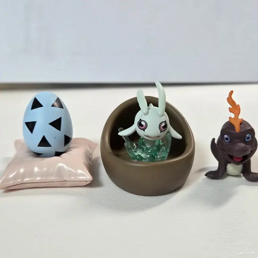 [BUNJANG] Digimon Digitama, Peachmon, Gommamon, Shakomon Figure Set / 디지타마 / 피치몬 / 둥실몬 / 쉬라몬 피규어 (디지몬)
