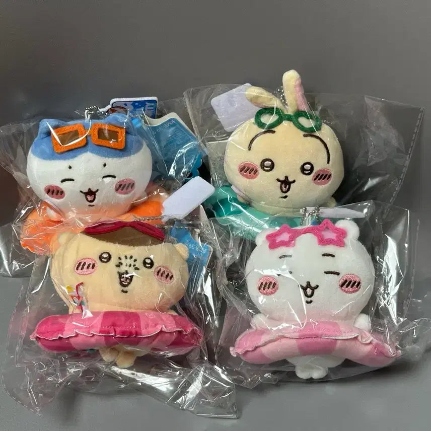 [BUNJANG] Chiikawa Summer Tube Mascot Bundle Set / 치이카와 미니소 여름 튜브 마스코트