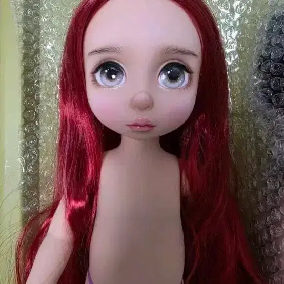 [BUNJANG] Disney Baby Doll Rapunzel Repainted Doll / 디즈니베이비돌 라푼젤 리페인팅 지아님 긴다리염색