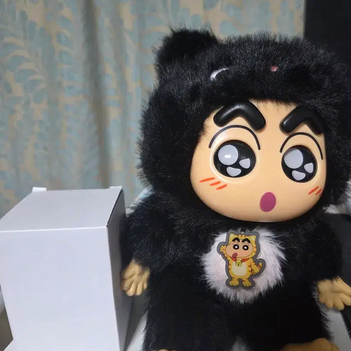 [BUNJANG] Crayon Shin-chan "Love Couple" Cat Version Plush Doll / 짱구 라부부인형 판매