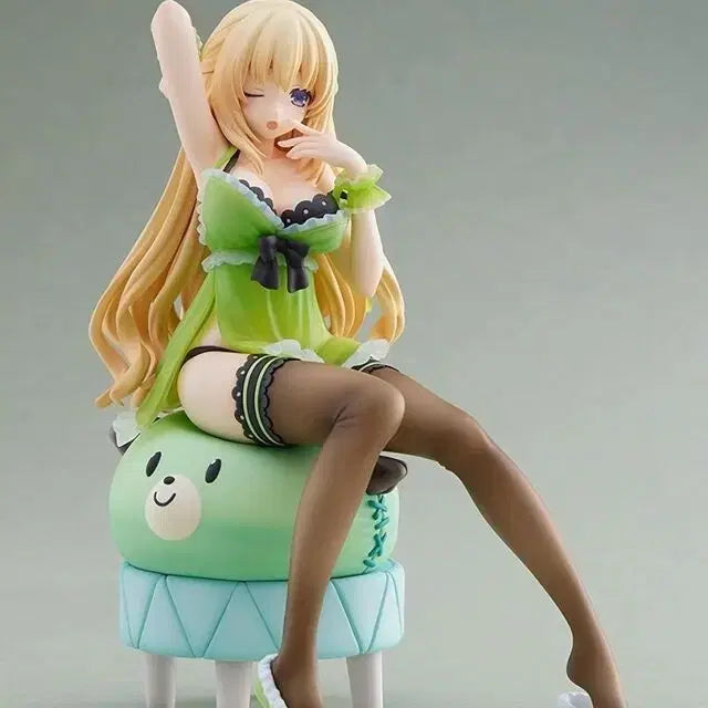 [BUNJANG] Broccoli Hyperdimension Neptunia Belle Kichisho Ver. 1/8 Scale Figure / 브로콜리 초차원게임 넵튠 벨 기상 Ver. 1/8 스케일 미소녀 피규어