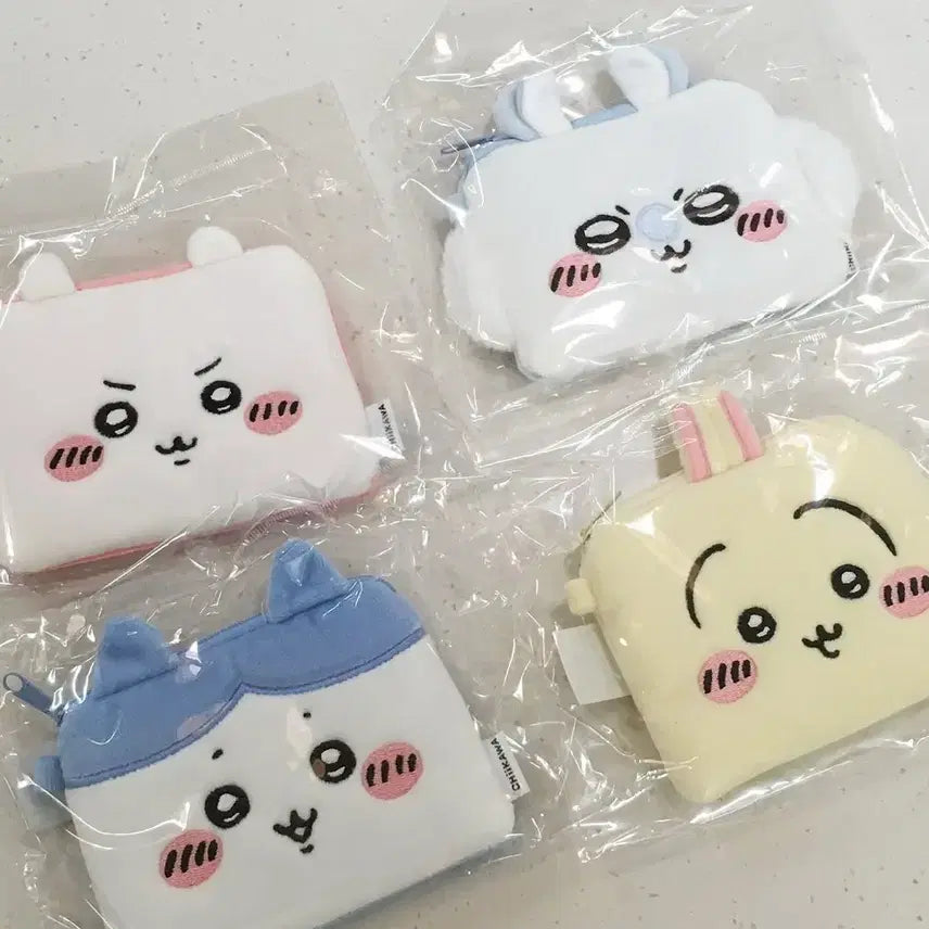 [BUNJANG] Chiikawa Usagi Mini Pouch (5 Types) / 치이카와 먼작기 뉴 미니 파우치 5종