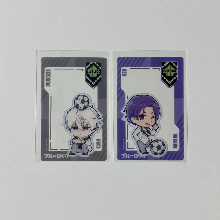 [BUNJANG] Blue Lock Nagi &amp; Reo Clear Card Bundle Set / 블루록 나기 레오 클리어카드 일괄 판매