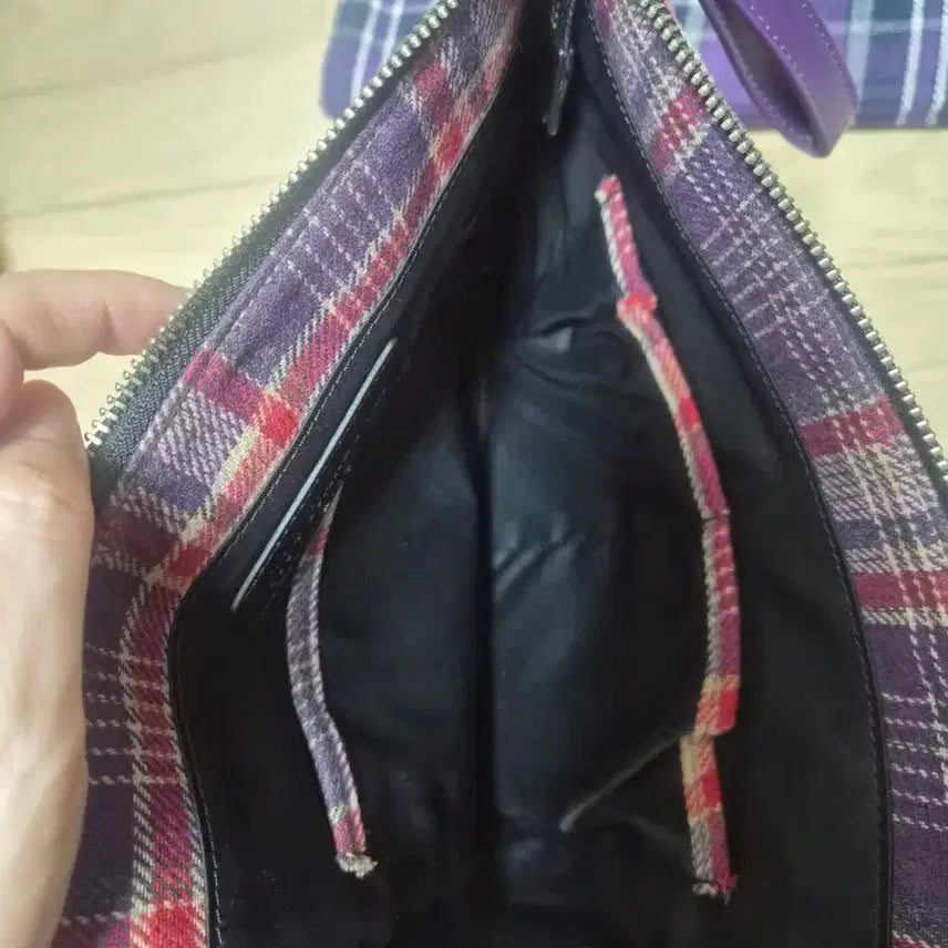 [BUNJANG] BTS x Starbucks Collaboration Tartan Check Pouch Set (2 Types) / 