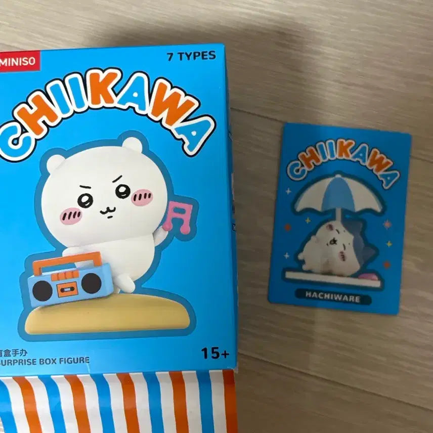[BUNJANG] Miniso Chiikawa Blazing Summer Series Hachiware Plush / 새상품) 미니소 치이카와 블레이징 썸머 여름 시리즈 - 하치와레