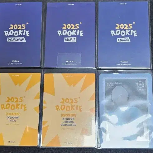 [BUNJANG] 2025 Teleca Signed Kickflip Member Cards / 2025 테레카 싸인칸드