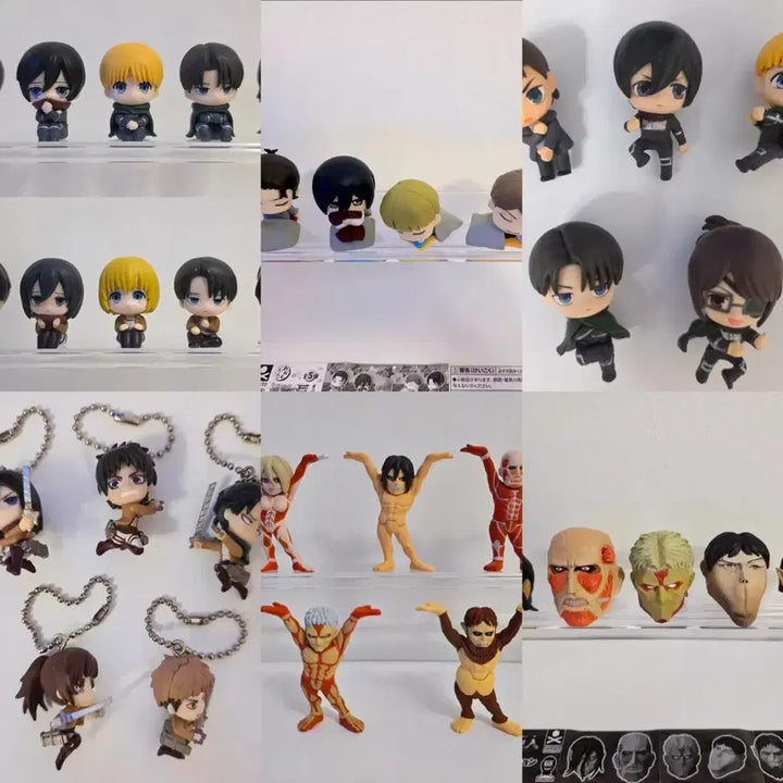 [BUNJANG] Attack on Titan Gacha Full Set Collection / 진격의거인 가챠 풀세트 모음