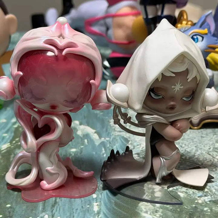 [BUNJANG] Skullpanda Figure Bundle Set (4 Types) / ( 4종 일괄, 단순전시 ) 팝마트 스컬판다 피규어 일괄 판매합니다