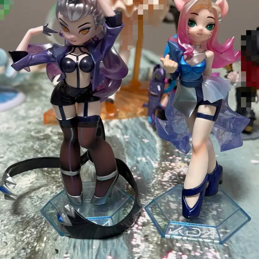 [BUNJANG] Pop Mart KDA Ahri Evelynn Figure Bundle Set / ( 단순전시, 일괄 ) 팝마트 kda 아리 이블린 피규어 일괄 판매