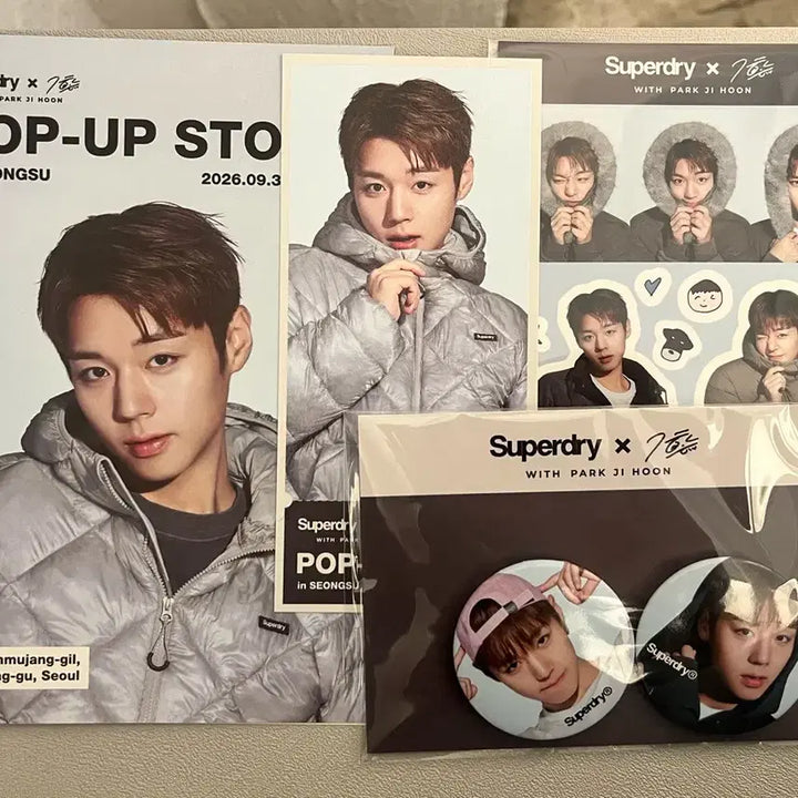 [BUNJANG] Park Jihoon Superdry Popup Store Goods Welcome Kit / 슈퍼드라이 X 박지훈 팝업 스토어 굿즈 웰컴키트 입장 특전
