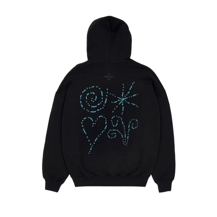 [BUNJANG] Hanroro Bal-A Official Hoodie Black Size 2 / 한로로 발아 공식 후드티 블랙 2사이즈