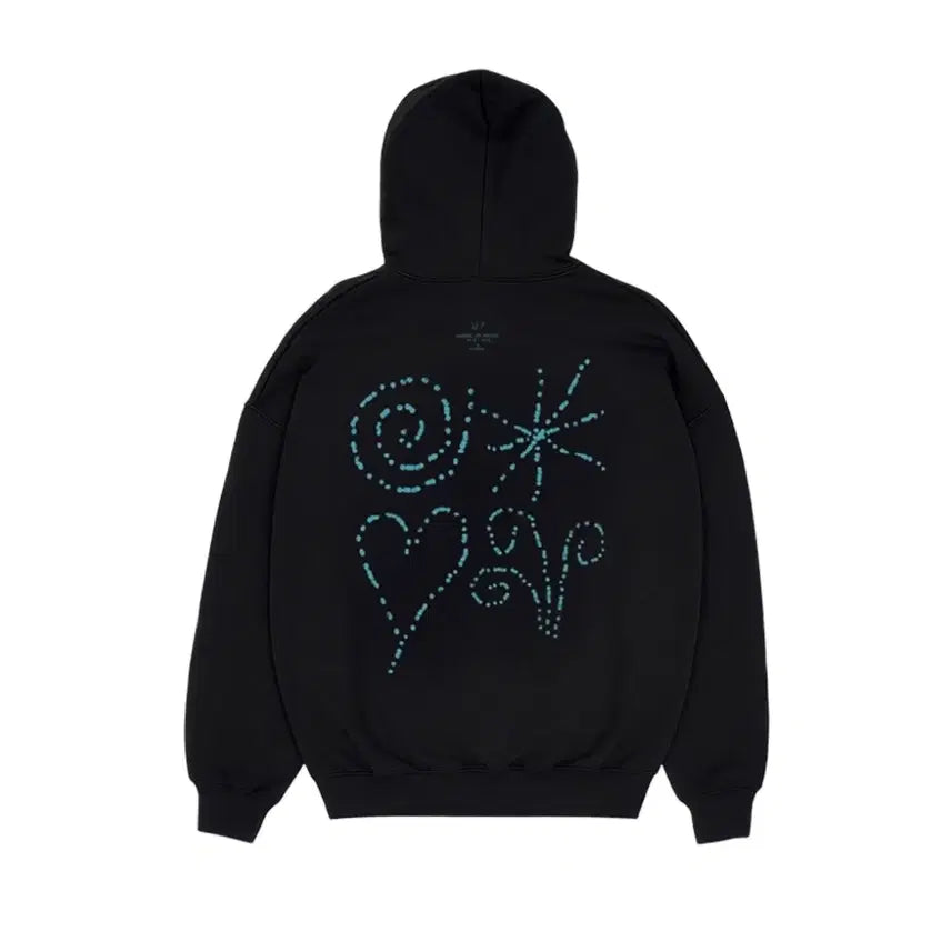 [BUNJANG] Hanroro Bal-A Official Hoodie Black Size 2 / 한로로 발아 공식 후드티 블랙 2사이즈