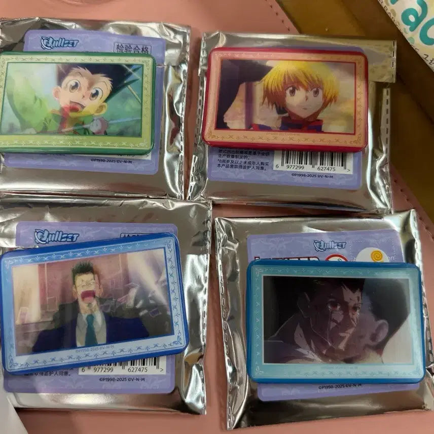 [BUNJANG] Hunter x Hunter Square Can Badge Bundle Set / 일괄) 헌터헌터 사각캔뱃지