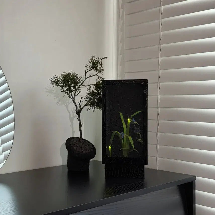 [BUNJANG] Wooden Firefly Lantern Japanese Style Interior Accent / 우드 반딧불이 오브제 무드등 일본소품 고전완구