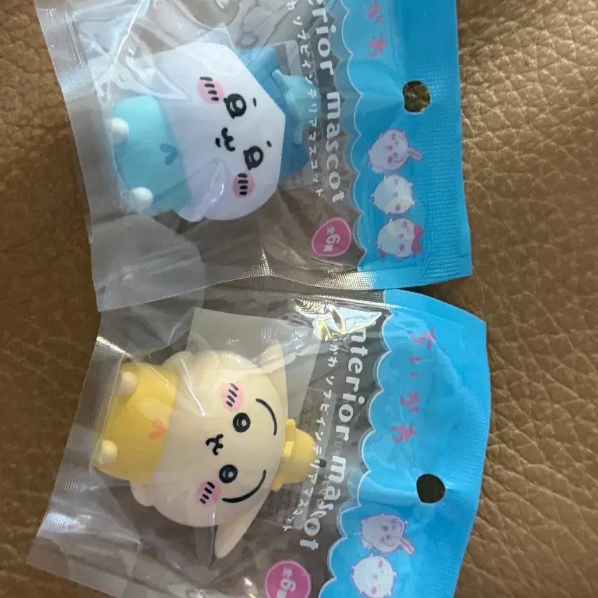 [BUNJANG] Chiikawa Soft Vinyl Interior Mascot Set (2 Types) / 치이카와 소프비 인테리어 마스코트 2종 일괄