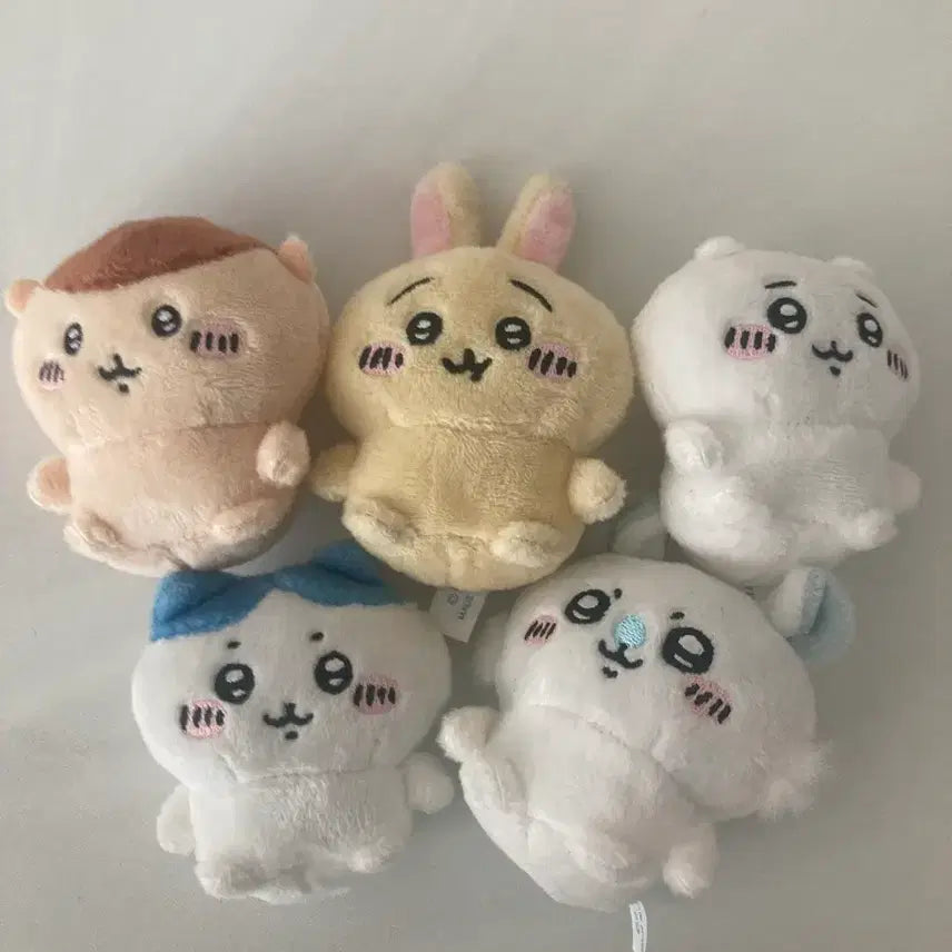 [BUNJANG] Chiikawa Sitting Plush Full Set (Ver 1.0) / 먼작귀 앉은누이 앉은인형 앉아 가챠 1탄 구버전 풀세트 쿠리만쥬 우사기 치이카와 하치와레 모몽가