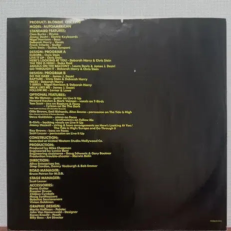[BUNJANG] Blondie "The Tide Is High" 1980 US Original First Pressing Vinyl / Blondie_US 오리지널_" The Tide Is High "
