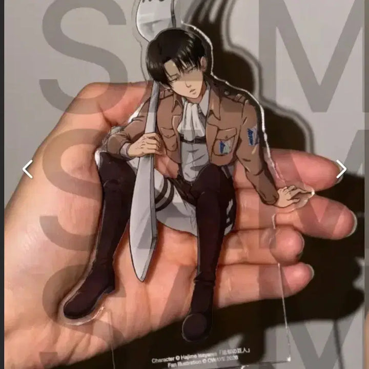[BUNJANG] Attack on Titan Levi Ackerman Acrylic Standee (Base Not Included) / 진격의 거인 리바이 아크릴 스탠드 오와예님 진격거 밥병장