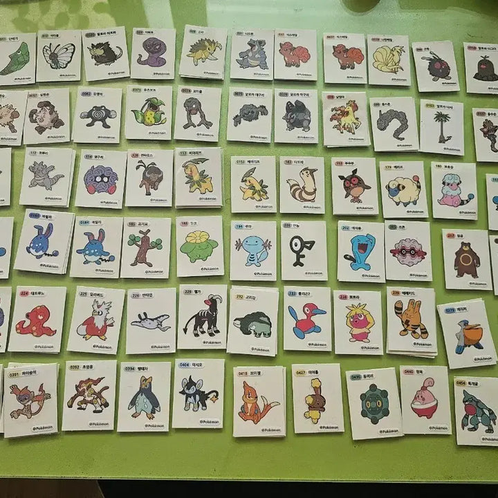 [BUNJANG] Pokemon Stickers / 포켓몬 띠부씰 개당 1600원에 판매합니다.