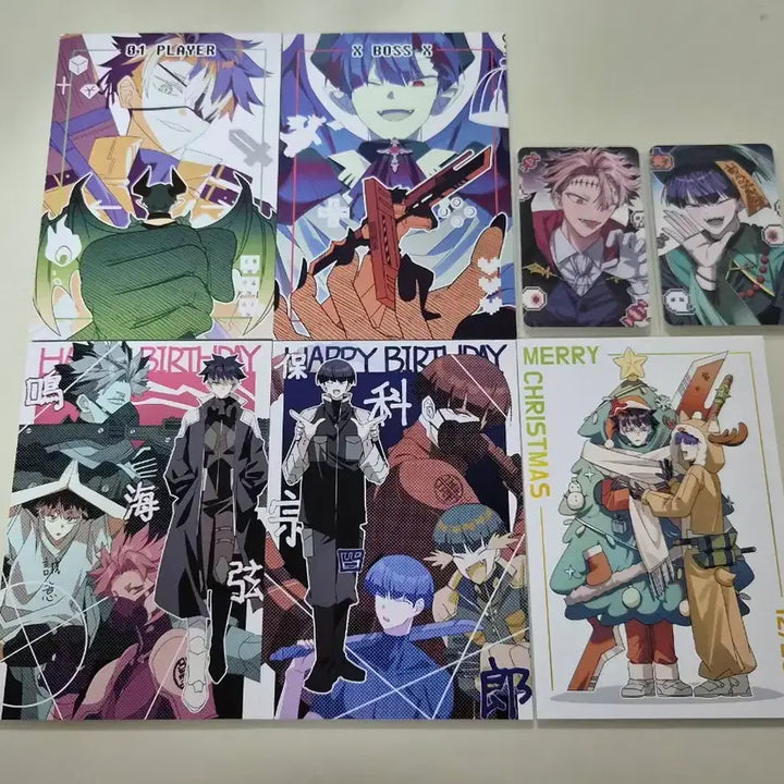 [BUNJANG] Kaiju No. 8 Naruhoshi Postcard &amp; Halloween Photocard Bundle Set / 괴수8호 비공굿 날홋 나루호시 삐아님 엽서, 포토카드 일괄