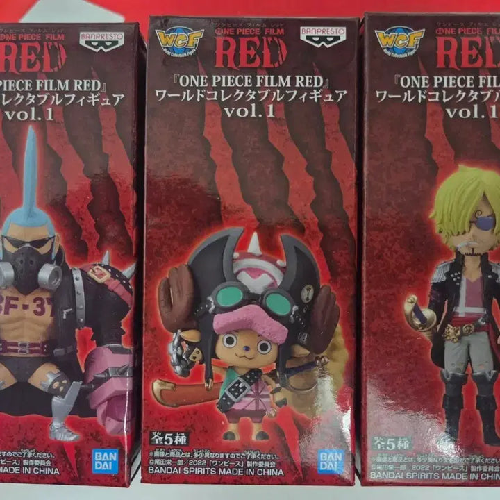 [BUNJANG] One Piece Film Red World Collectable Figure Bundle Set (6 Types) / (6종일괄) 원피스 필름 레드 월드 콜렉터블 피규어