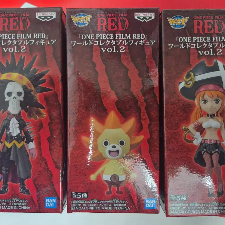 [BUNJANG] One Piece Film Red World Collectable Figure Bundle Set (6 Types) / (6종일괄) 원피스 필름 레드 월드 콜렉터블 피규어