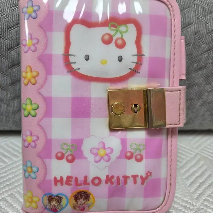 [BUNJANG] Vintage Cherry Kitty Diary with Key / 고전 체리키티 다이어리