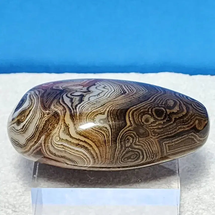 [BUNJANG] Natural Agate Stone with Stand / 천연 마노 원석 + 받침대